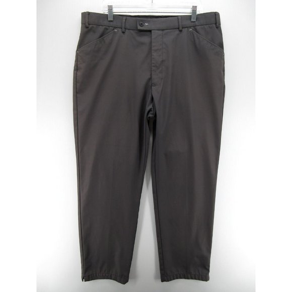 Stromberg Pants 38 Golf Straight Trousers Slacks Logo Preppy 38X31 * - Picture 1 of 10